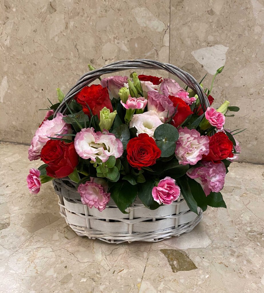 Victorian Basket Flower Basket | Kim Floral Design
